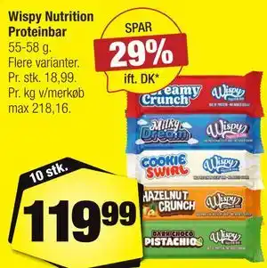 Calle Wispy Nutrition Proteinbar tilbud