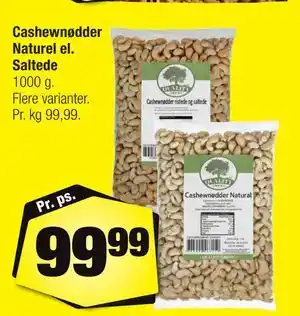 Calle Cashewnødder Naturel el. Saltede tilbud