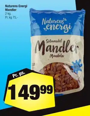 Calle Naturens Energi Mandler tilbud