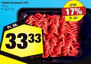 Calle Hakket Oksekød 8-12% tilbud