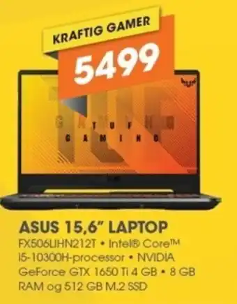 Expert Asus 15,6" Laptop Fx506lihn212T tilbud