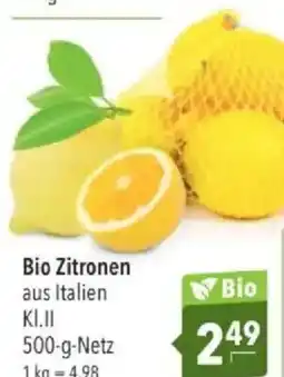 Citti Bio Zitronen tilbud
