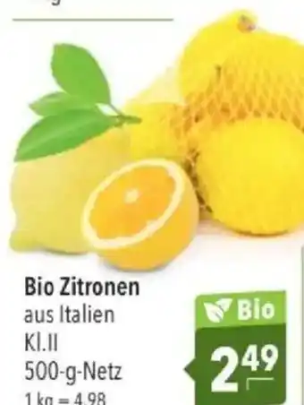 Citti Bio Zitronen tilbud
