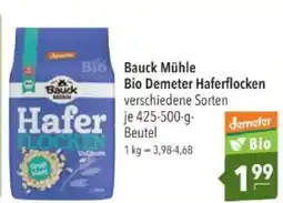 Citti Bio Bauck Mühle Bio Demeter Haferflocken tilbud