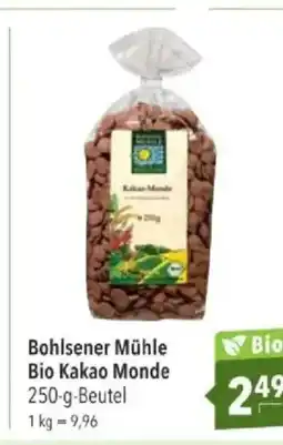 Citti Bohlsener Mühle Bio Kakao Monde-Beutel tilbud