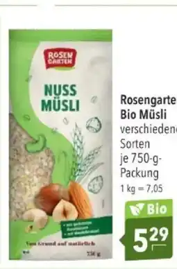 Citti Rosengarten Bio Müsli tilbud
