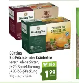 Citti Bünting Bio Früchte- oder Kräutertee tilbud