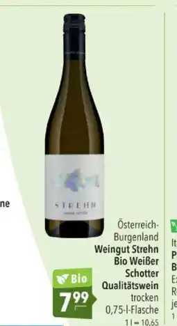 Citti Österreich- Burgenland Weingut Strehn Bio Weißer Schotter Qualitätswein tilbud