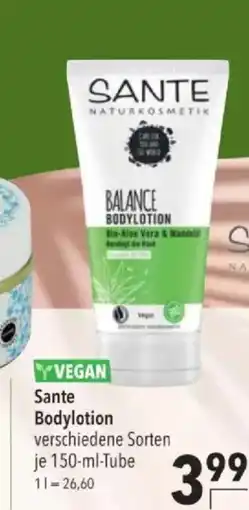 Citti YVEGAN Sante Bodylotion tilbud