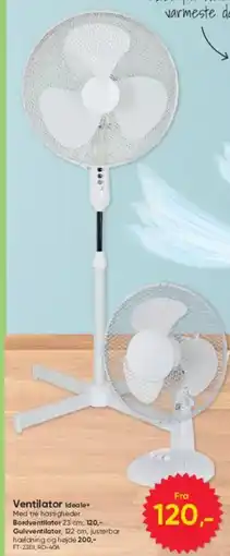 BigDollar Ventilator Ideale+ tilbud