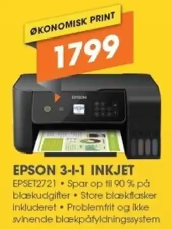 Expert Epson 3-1-1 InkJet tilbud
