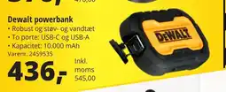 10-4 Byggecenter Dewalt powerbank tilbud