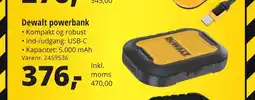 10-4 Byggecenter Dewalt powerbank tilbud