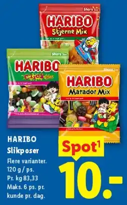Lidl HARIBO Slikposer tilbud