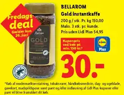 Lidl BELLAROM Gold instantkaffe tilbud