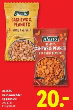 Lidl Alesto Cashews & Peanuts tilbud