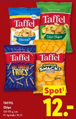 Lidl Taffel Chips tilbud