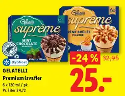 Lidl GELATELLI Premium isvafler tilbud
