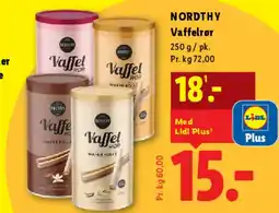 Lidl NORDTHY Vaffelrør tilbud