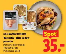 Lidl Butterfly- eller yellow poussin tilbud