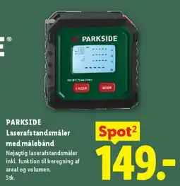 Lidl PARKSIDE Laserafstandsmåler med målebånd tilbud