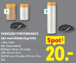 Lidl PARKSIDE PERFORMANCE - Sæt med afdækningsfolie tilbud