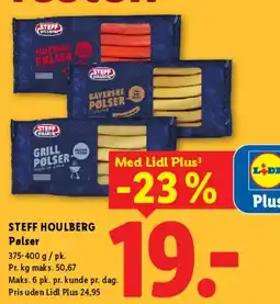 Lidl Steff Houlberg Pølser tilbud