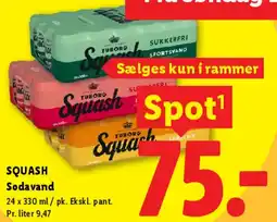 Lidl SQUASH Sodavand tilbud