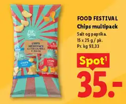 Lidl Chips multipack tilbud