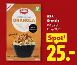 Lidl AXA Granola tilbud