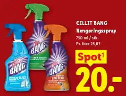 Lidl Cillit Bang Rengøringsspray tilbud