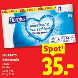 Lidl Floralys Køkkenrulle tilbud