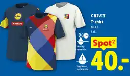 Lidl CRIVIT T-shirt tilbud
