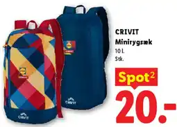 Lidl CRIVIT Minirygsæk tilbud
