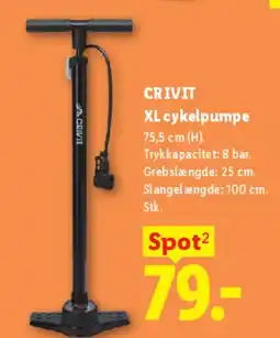 Lidl XL cykelpumpe tilbud