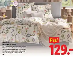 Lidl Sengesæt seersucker tilbud
