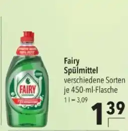 Citti Fairy Spülmittel tilbud
