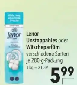 Citti Lenor Unstoppables oder Wäscheparfüm tilbud