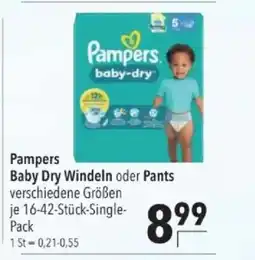 Citti Pampers Baby Dry Windeln oder Pants tilbud