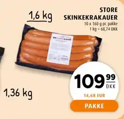 Scandinavian Park Store skinkekrakauer tilbud