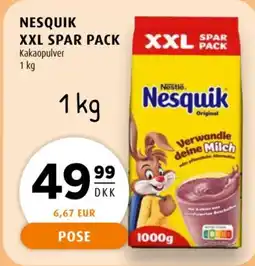 Scandinavian Park Nesquik xxl spar pack tilbud