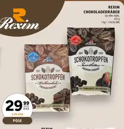 Scandinavian Park Rexim chokoladedråber tilbud
