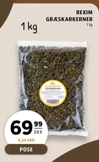 Scandinavian Park Rexim græskarkerner tilbud