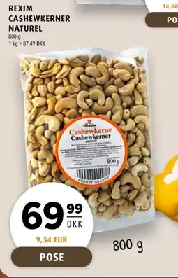 Scandinavian Park Rexim cashewkerner naturel tilbud
