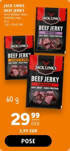 Scandinavian Park Jack links beef jerky tilbud