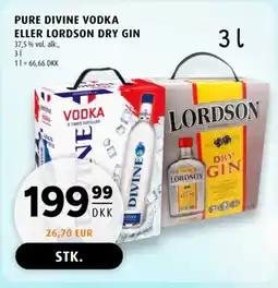 Scandinavian Park Pure divine vodka eller lordson dry gin tilbud