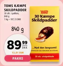 Scandinavian Park Toms kæmpe skildpadder tilbud