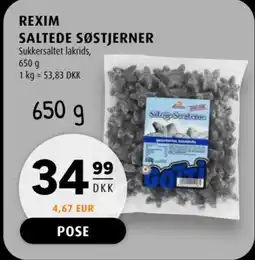 Scandinavian Park Rexim saltede søstjerner tilbud