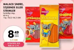 Scandinavian Park Malaco snøre, stjerner eller strimler tilbud