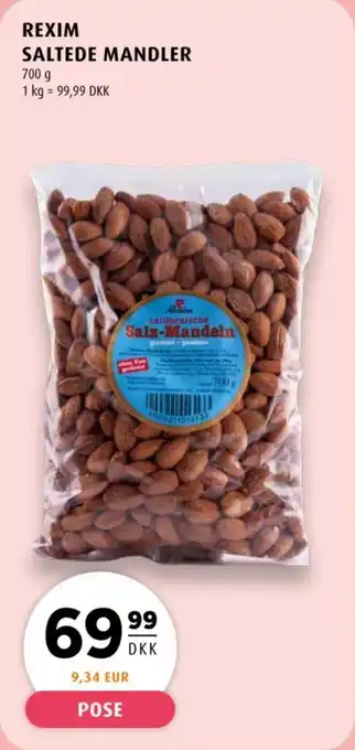 Scandinavian Park Rexim saltede mandler tilbud